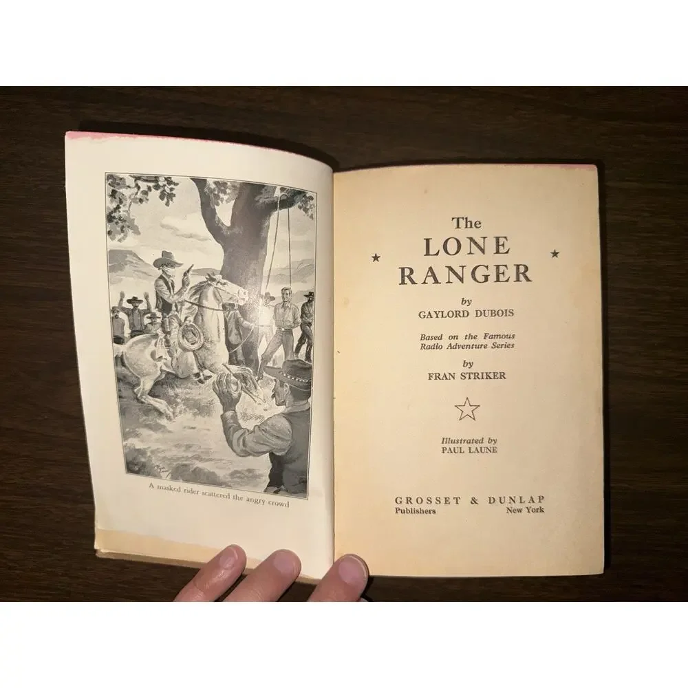 THE LONE RANGER by Fran Striker HC 1st Edition 1936